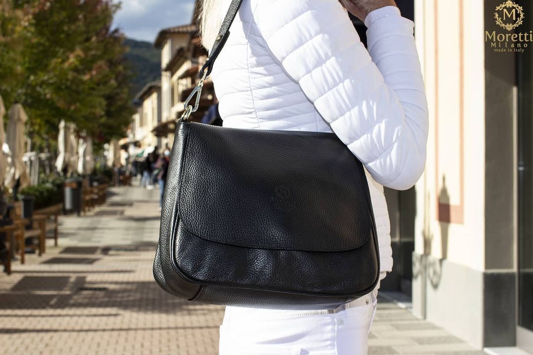 Matera handbag handmade in luxury leather by Moretti Milano in Italy 14480